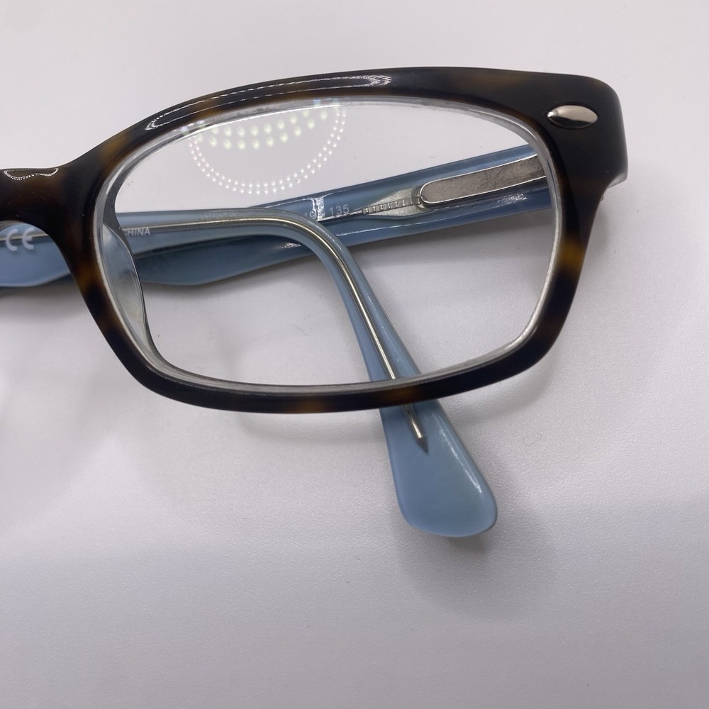 Ray-Ban Eyeglasses Women FRAMES ONLY RB 5150 50-19-135 Brown Tortoise Blue 485 - Picture 11 of 16